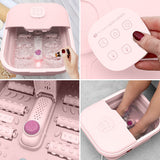 Rio Deluxe Foldaway Foot Bath Spa - Pink