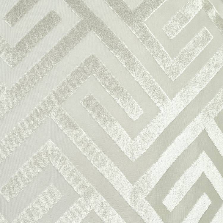 Habitat Geo Velvet Silver bedding set single (British brand)