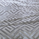 Habitat Geo Velvet Silver bedding set single (British brand)