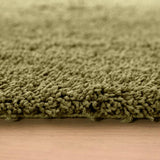 Habitat Noodle plain olive shaggy rug 80x150cm - British product