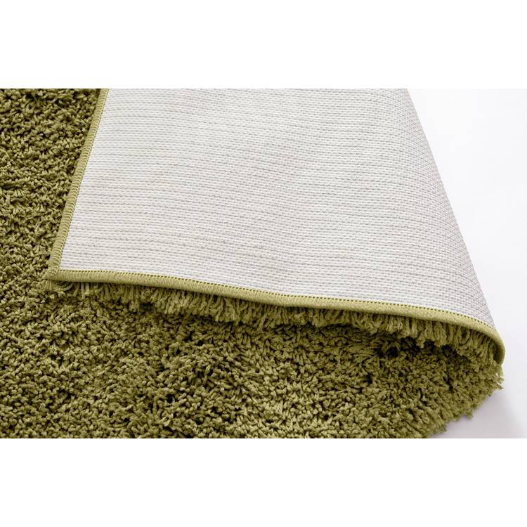 Habitat Noodle plain olive shaggy rug 80x150cm - British product
