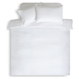 Habitat Cotton Waffle Plain White Bedding Set - Double