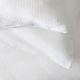 Habitat Cotton Waffle Plain White Bedding Set - Double