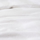 Habitat Cotton Waffle Plain White Bedding Set - Double