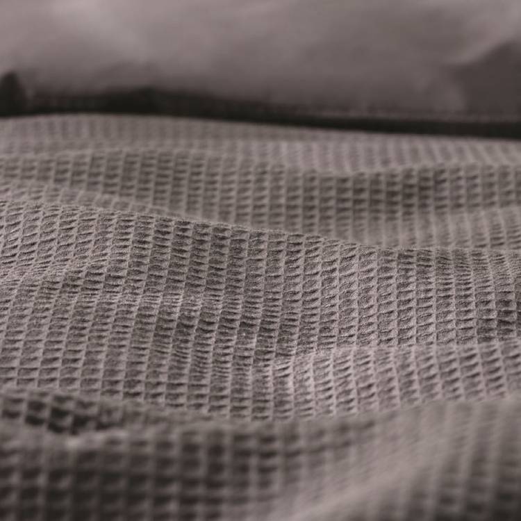 Habitat cotton waffle charcoal bedding set single - British product