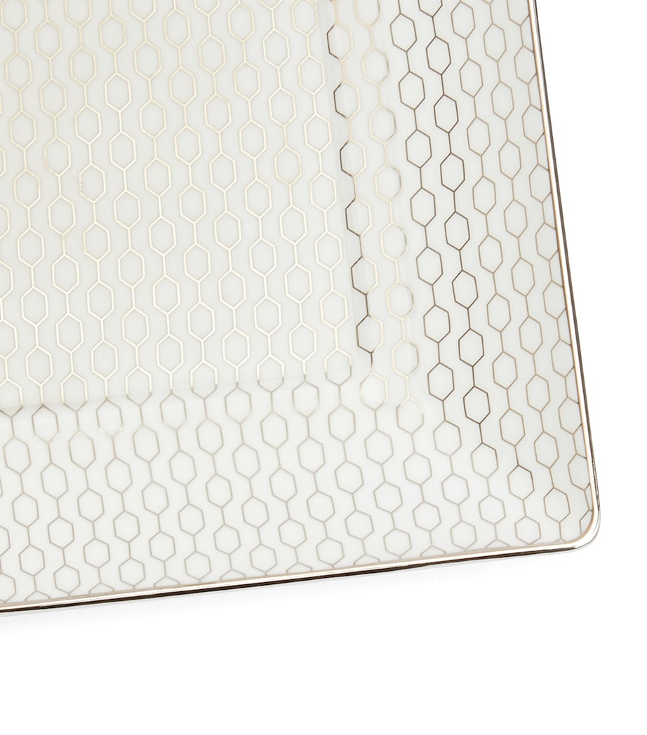 Wedgwood Gio Platinum tray fine bone china 14.5cm, imported from the UK