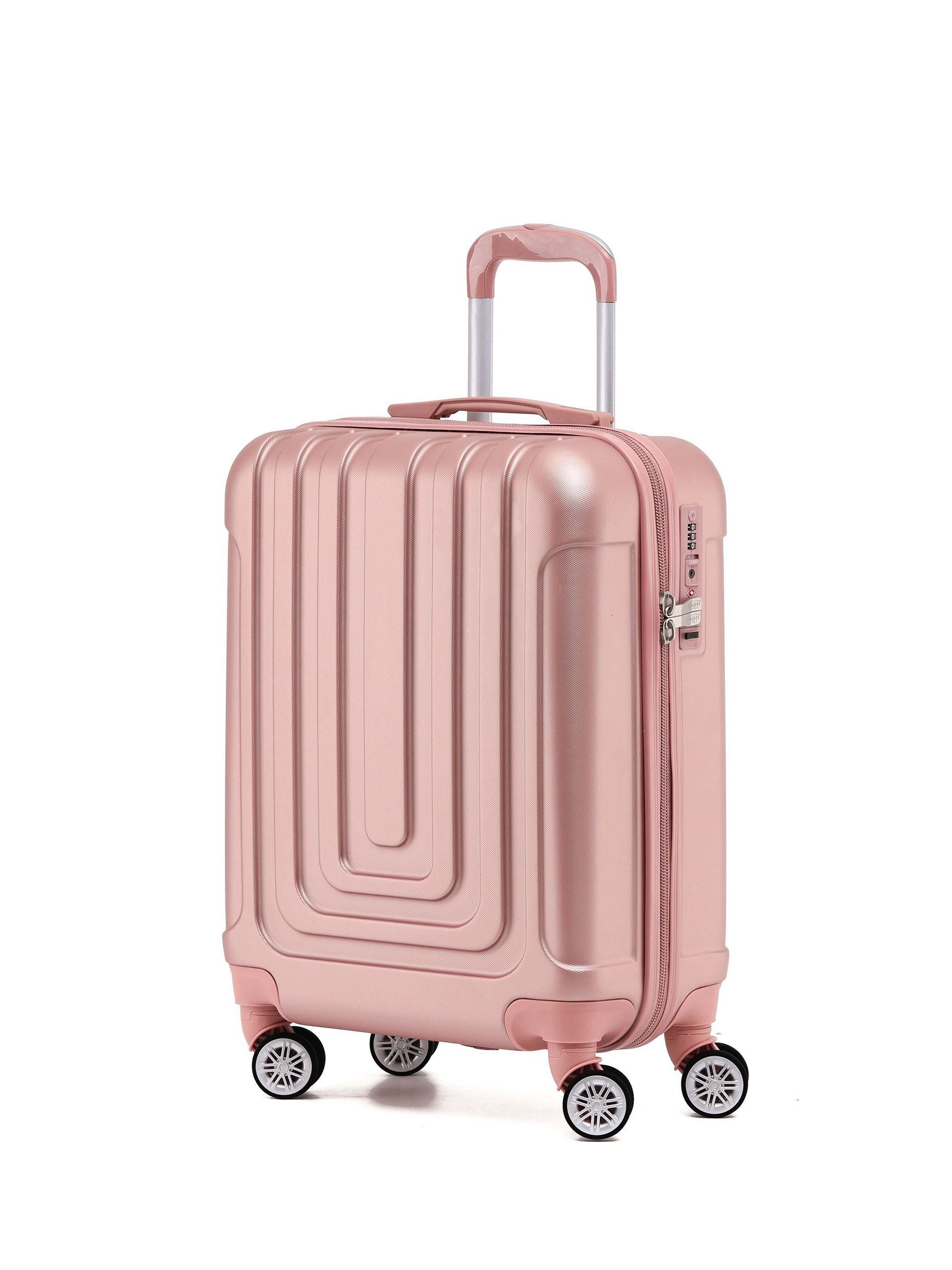 Flight Knight Anthracite 55x40x20cm Ryanair Priority 8 Wheel ABS Hard Case Cabin Carry On Hand Luggage