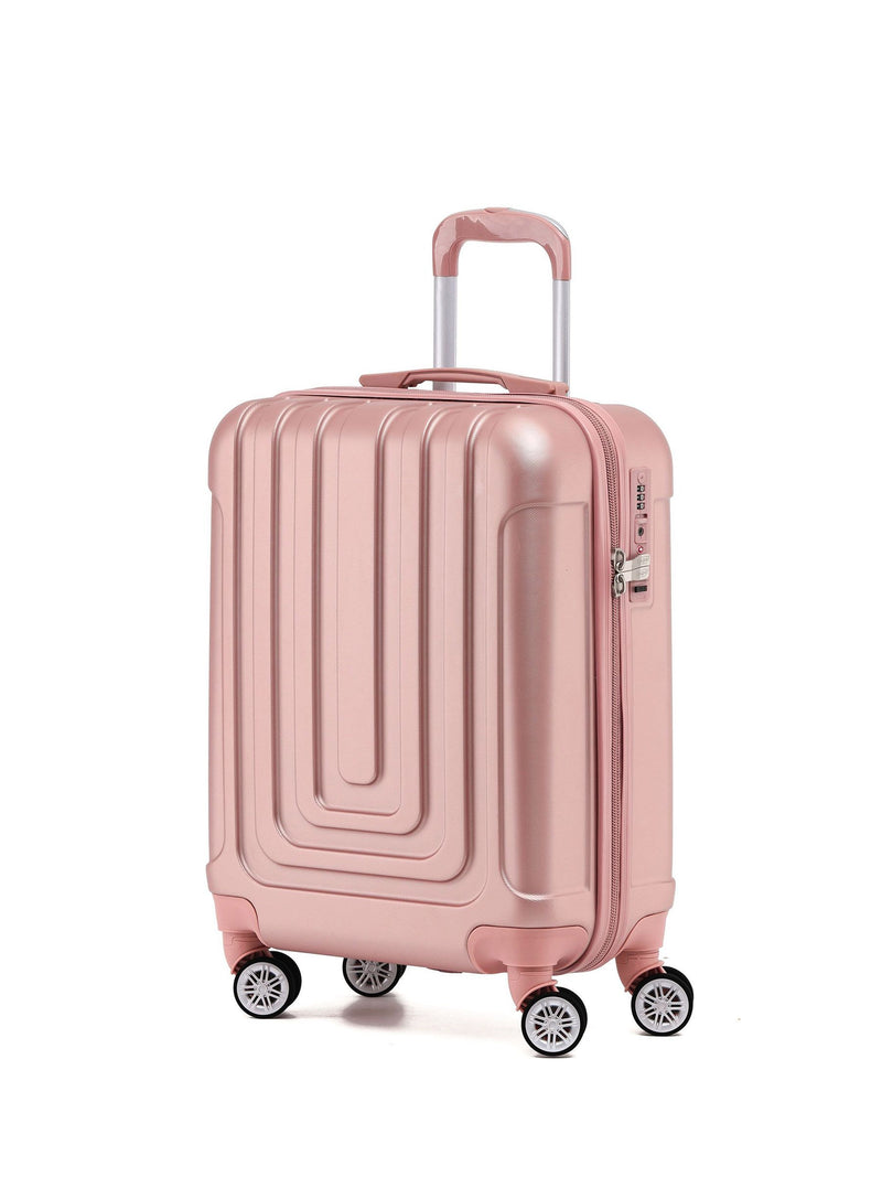 Flight Knight Anthracite 55x40x20cm Ryanair Priority 8 Wheel ABS Hard Case Cabin Carry On Hand Luggage
