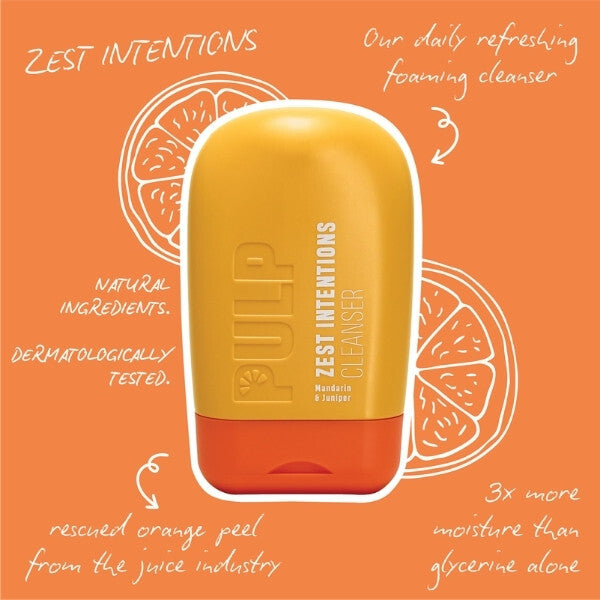 PULP Zest Intentions cleanser 100ml, UK version