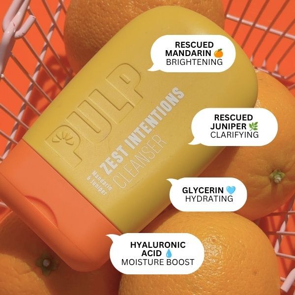 PULP Zest Intentions cleanser 100ml, UK version