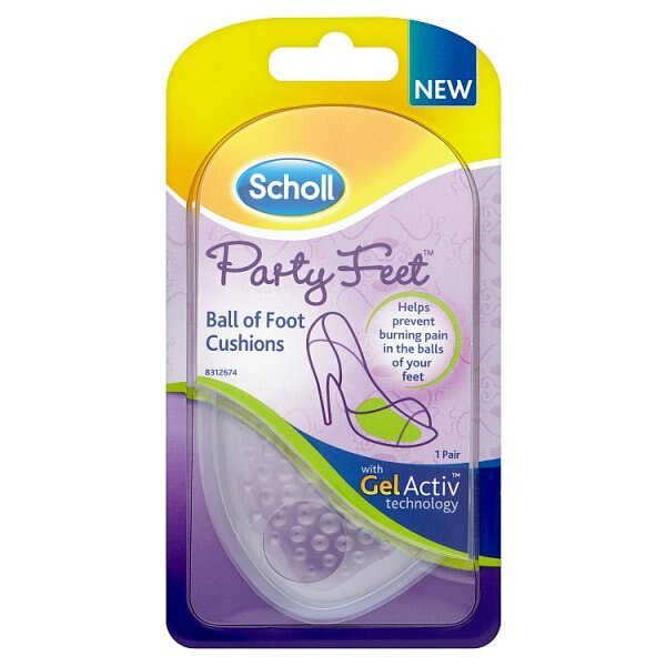 Scholl Party Gel Pads for Heels Ball of Foot Insoles GOODS Superdrug   