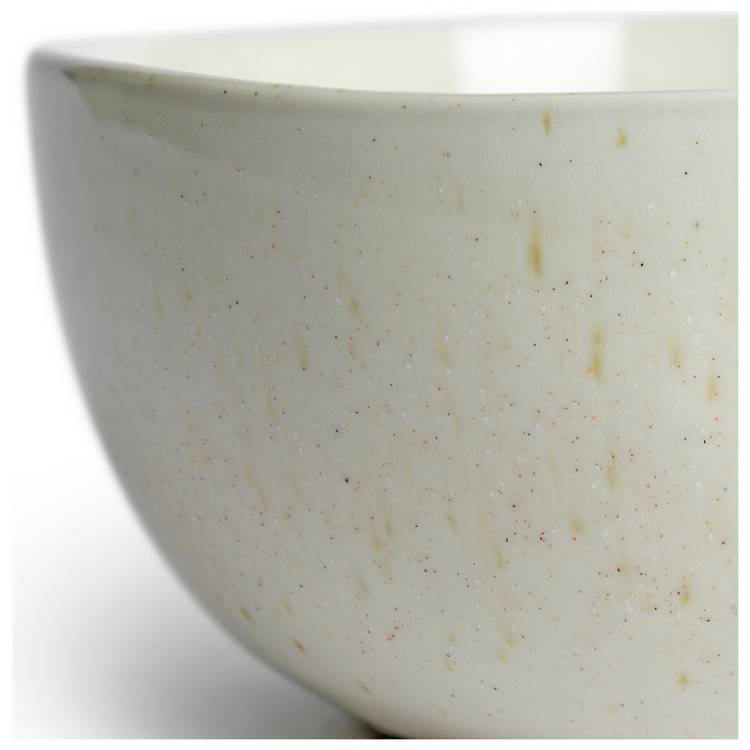 Habitat Evora Natural cereal bowls set of 4 - British product