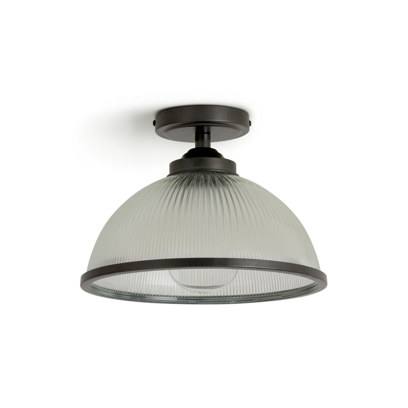 Argos Home Eumee flush ceiling light gunmetal 30cm, imported from the UK