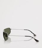 نظارات شمسية مستطيلة Ray-Ban بإطار معدني - منتج بريطاني