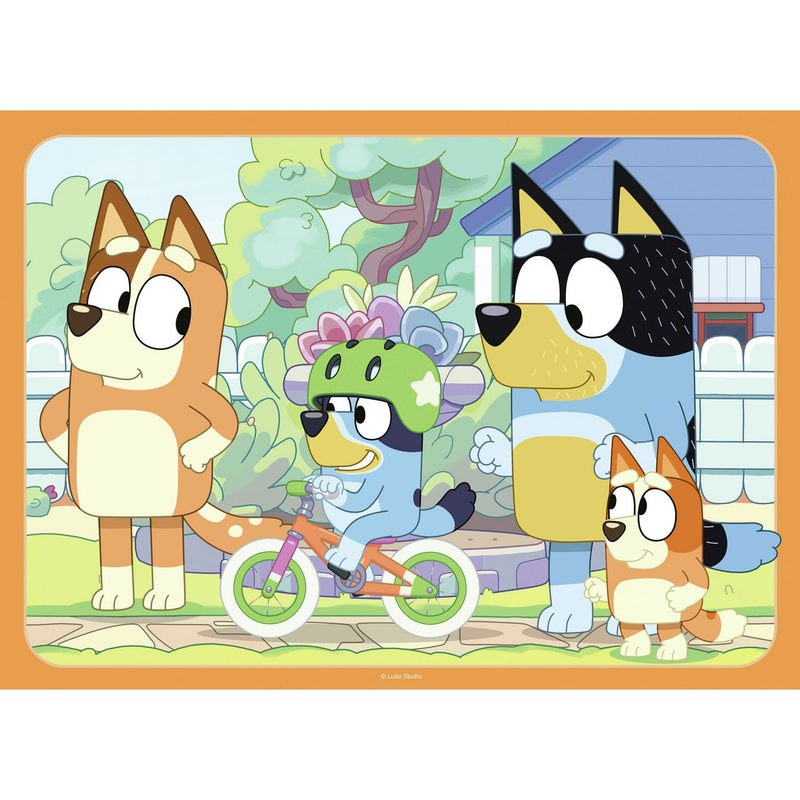 Bluey jigsaw puzzle 4-pack 42 pieces - British product
