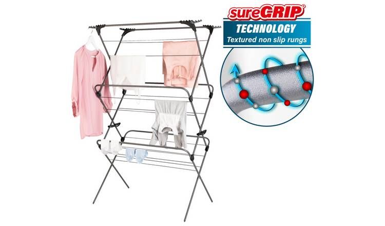 Minky Sure Grip 21m 3 Tier Extra Wide Indoor Airer