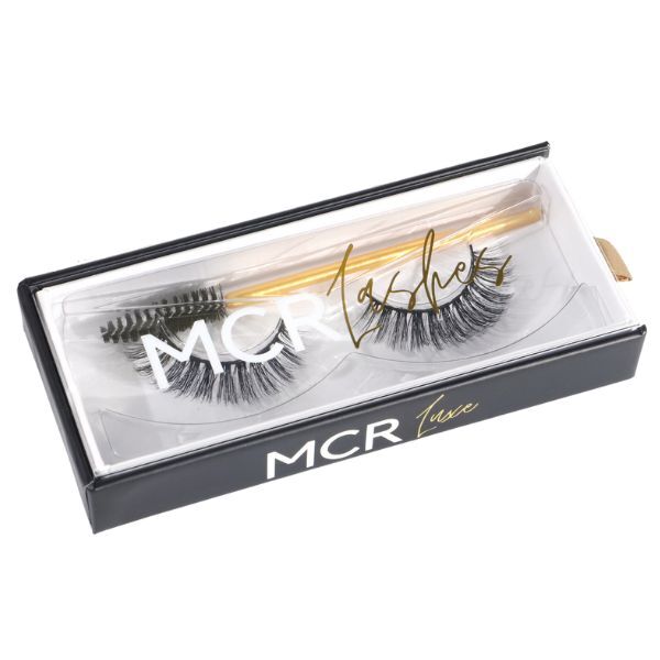 MCR Luxe Luxury Vegan Faux Mink False Strip Lashes GOODS Superdrug   