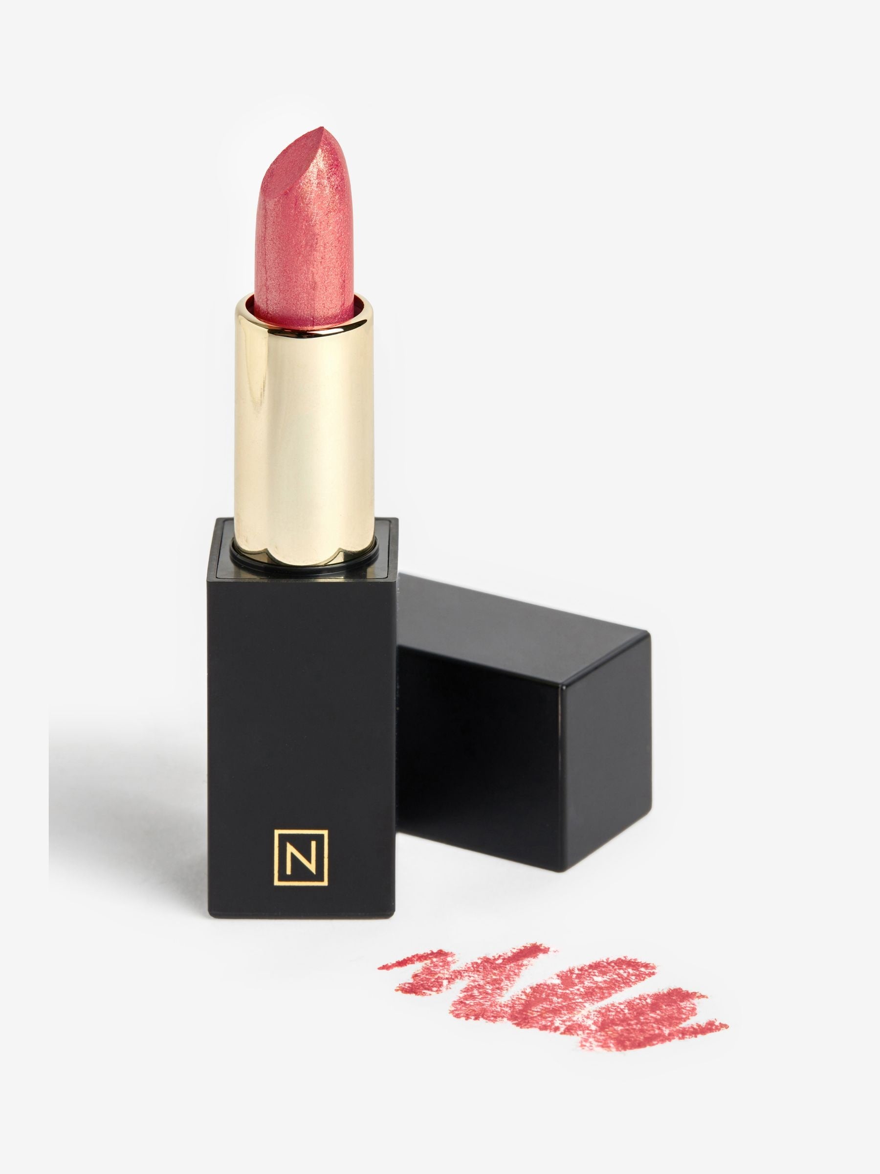 Ultimate Metallic Lipstick with long-lasting shine and creamy formula (British brand)