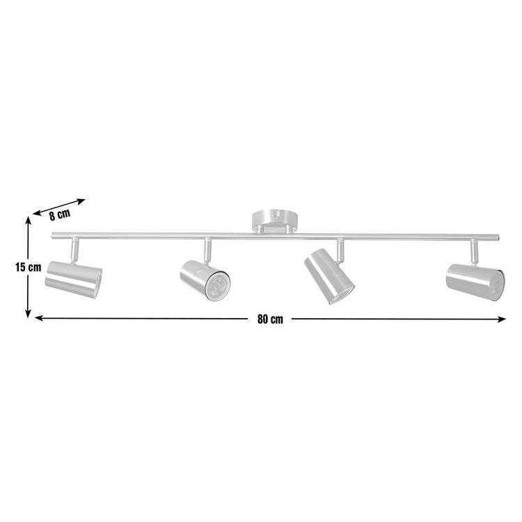 Argos Home brass 4-light bar light, UK version