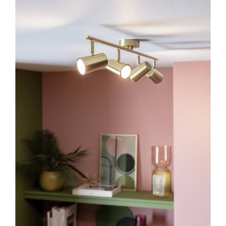 Argos Home brass 4-light bar light, UK version