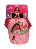 Peers Hardy pink Disney Moana cap and sunglasses set, imported from the UK