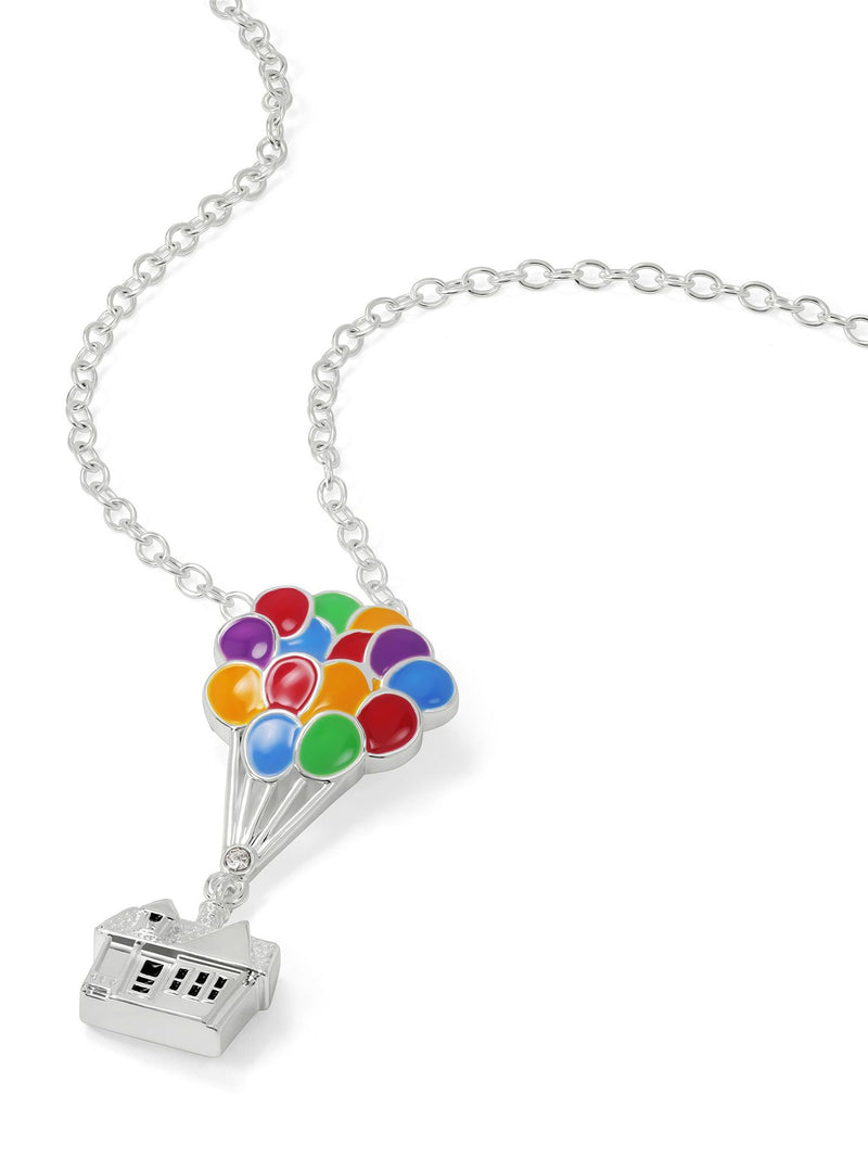 Peers Hardy silver tone Disney Pixar UP balloon house necklace (British brand)