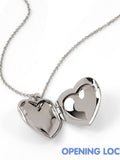 Peers Hardy children's Stitch locket necklace brass heart, imported from the UK