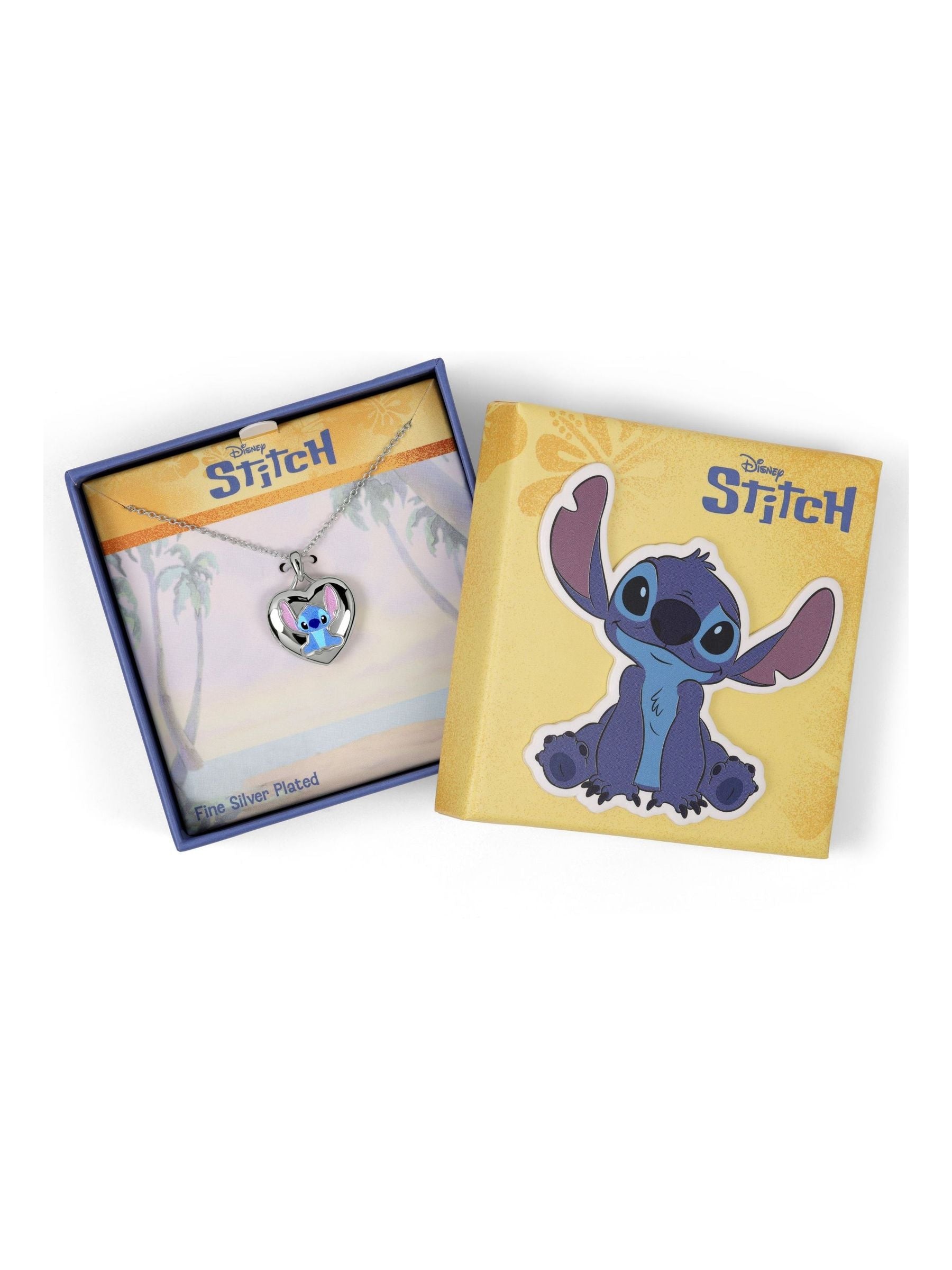 Peers Hardy children's Stitch locket necklace brass heart, imported from the UK