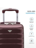 Flight Knight burgundy cabin suitcase 40x20x25cm (British brand)