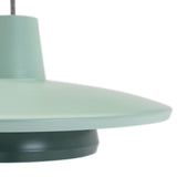 Habitat green metal 2-tier lampshade 40cm, imported from the UK