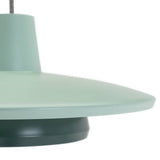 Habitat green metal 2-tier lampshade 40cm, imported from the UK