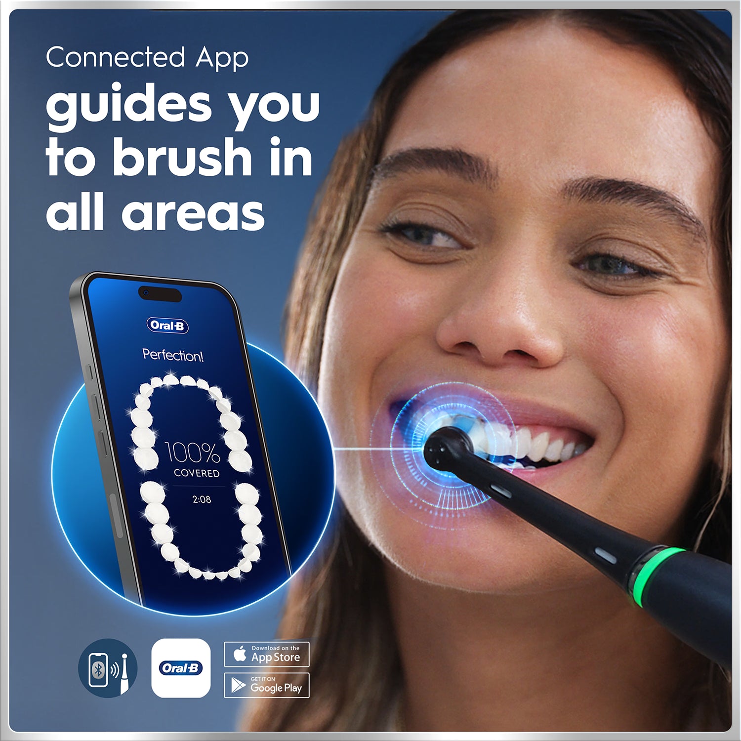 Oral-B iO 6 electric toothbrush black with travel case, UK version