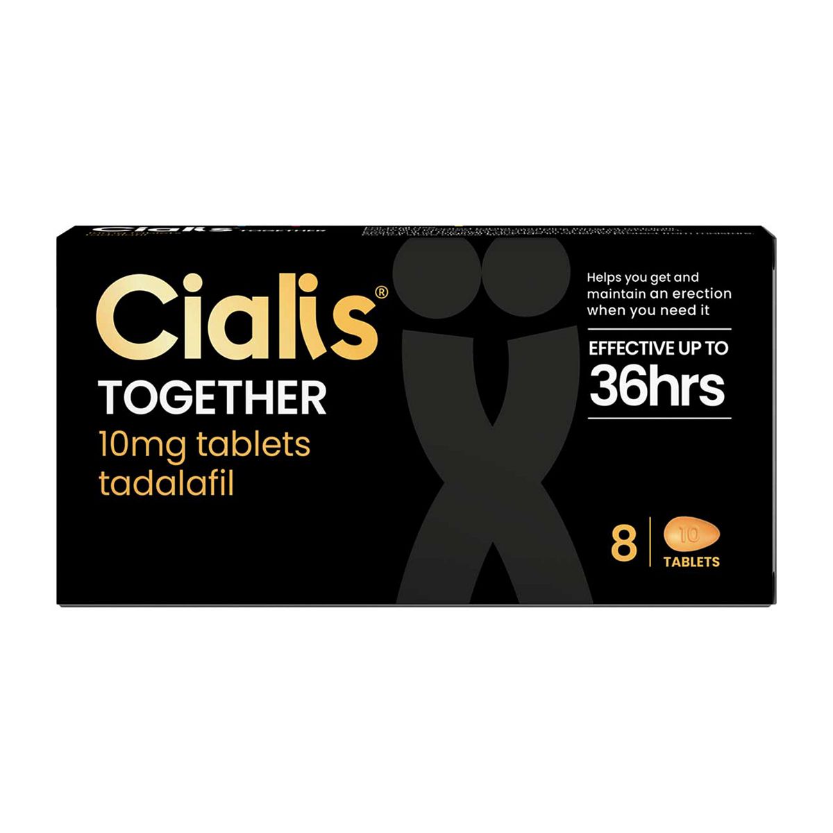 Cialis Together 10mg Tablets - Tadalafil - 8 Tablets GOODS Boots   