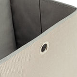 Argos Home woven linen storage boxes set of 4 grey 28cm, imported from the UK