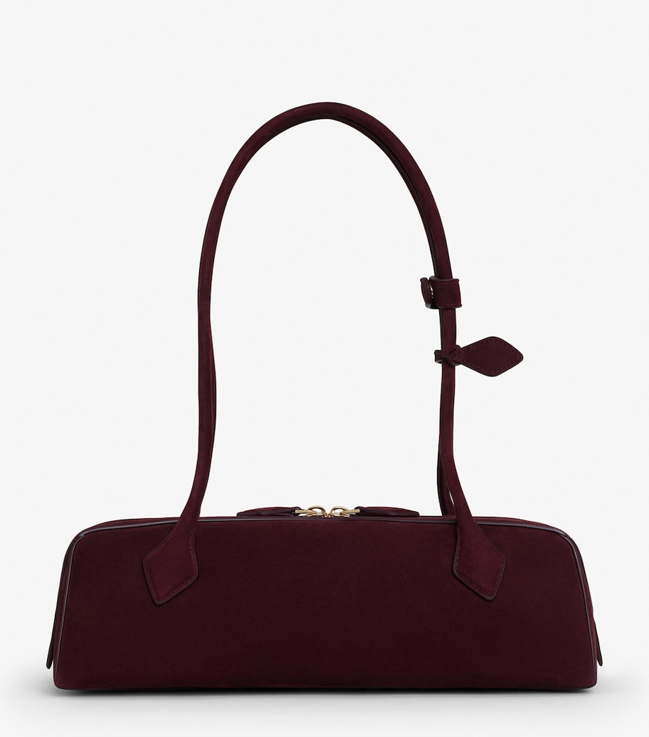 Alaïa Le Teckel suede shoulder bag (British brand)