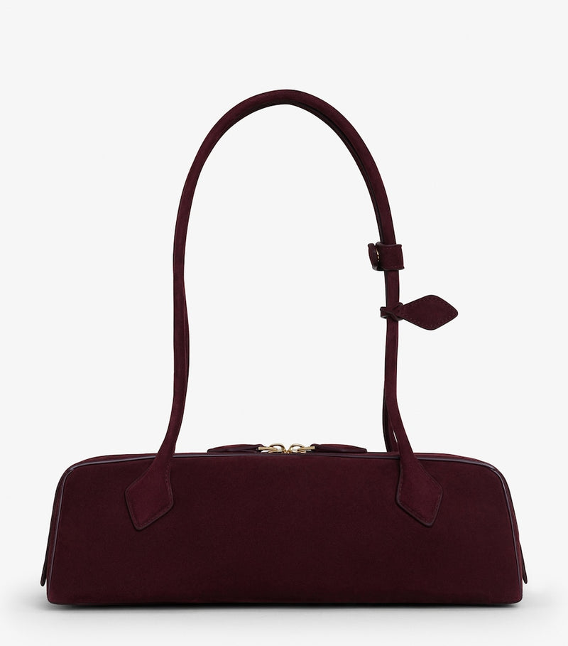 Alaïa Le Teckel suede shoulder bag (British brand)