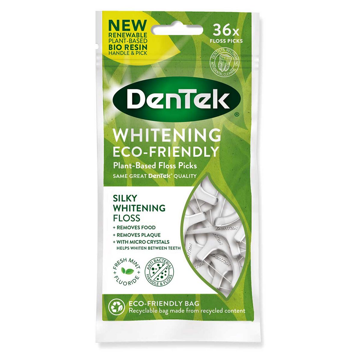 DenTek ECO DenTek Whitening Floss Picks 36s GOODS Boots   