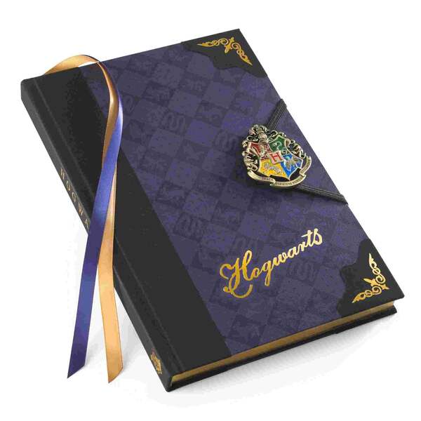 Noble Collection Hogwarts journal with gold gilded edges, British brand