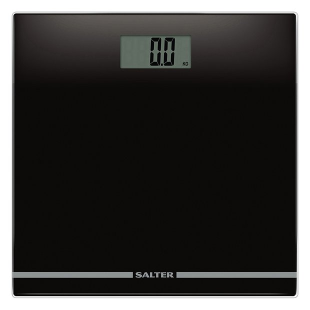 Salter digital bathroom scale black, UK version