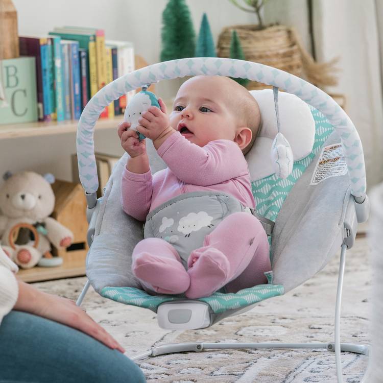 Ingenuity Bouncity Bounce Deluxe vibrating baby bouncer (British brand)