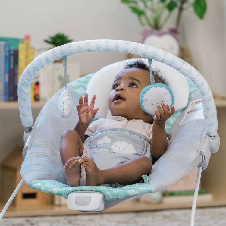 Ingenuity Bouncity Bounce Deluxe vibrating baby bouncer (British brand)