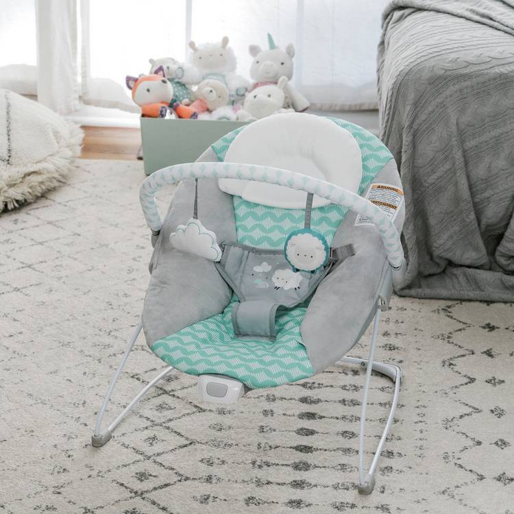 Ingenuity Bouncity Bounce Deluxe vibrating baby bouncer (British brand)