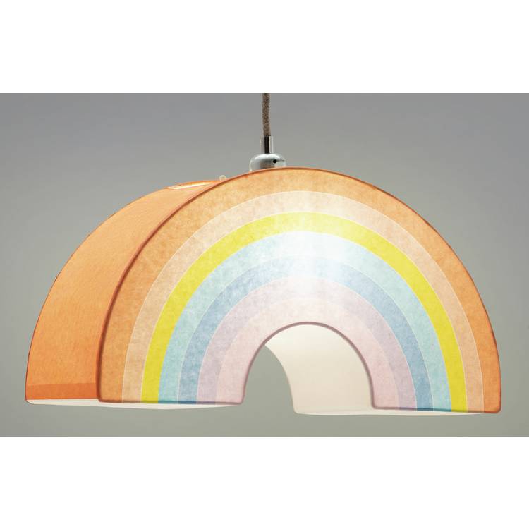 Argos Home kids multicolour rainbow lampshade 45cm, UK version