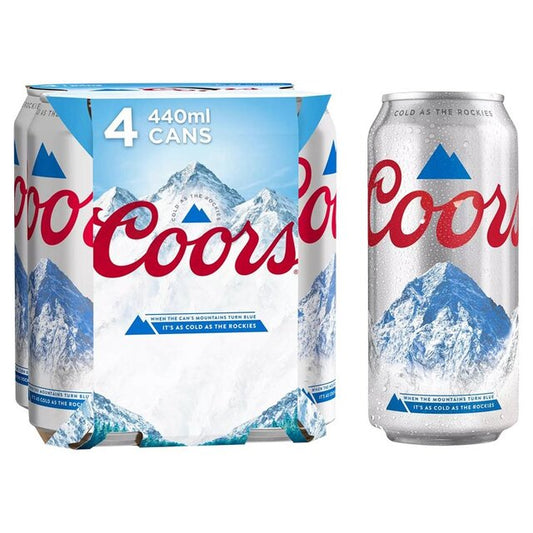Coors   4 x 440ml