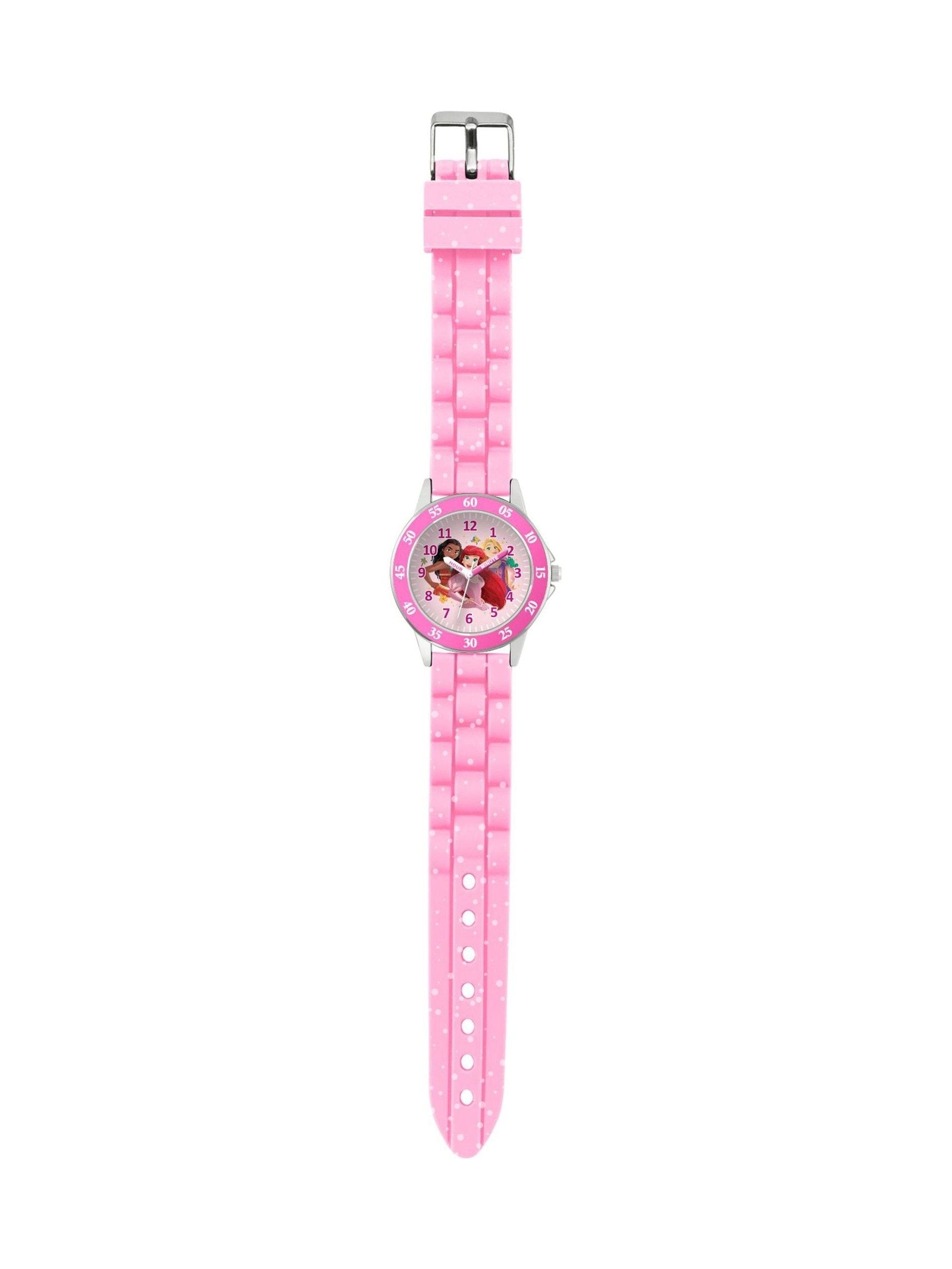 Peers Hardy pink Disney Princess time teacher watch 35mm - British product