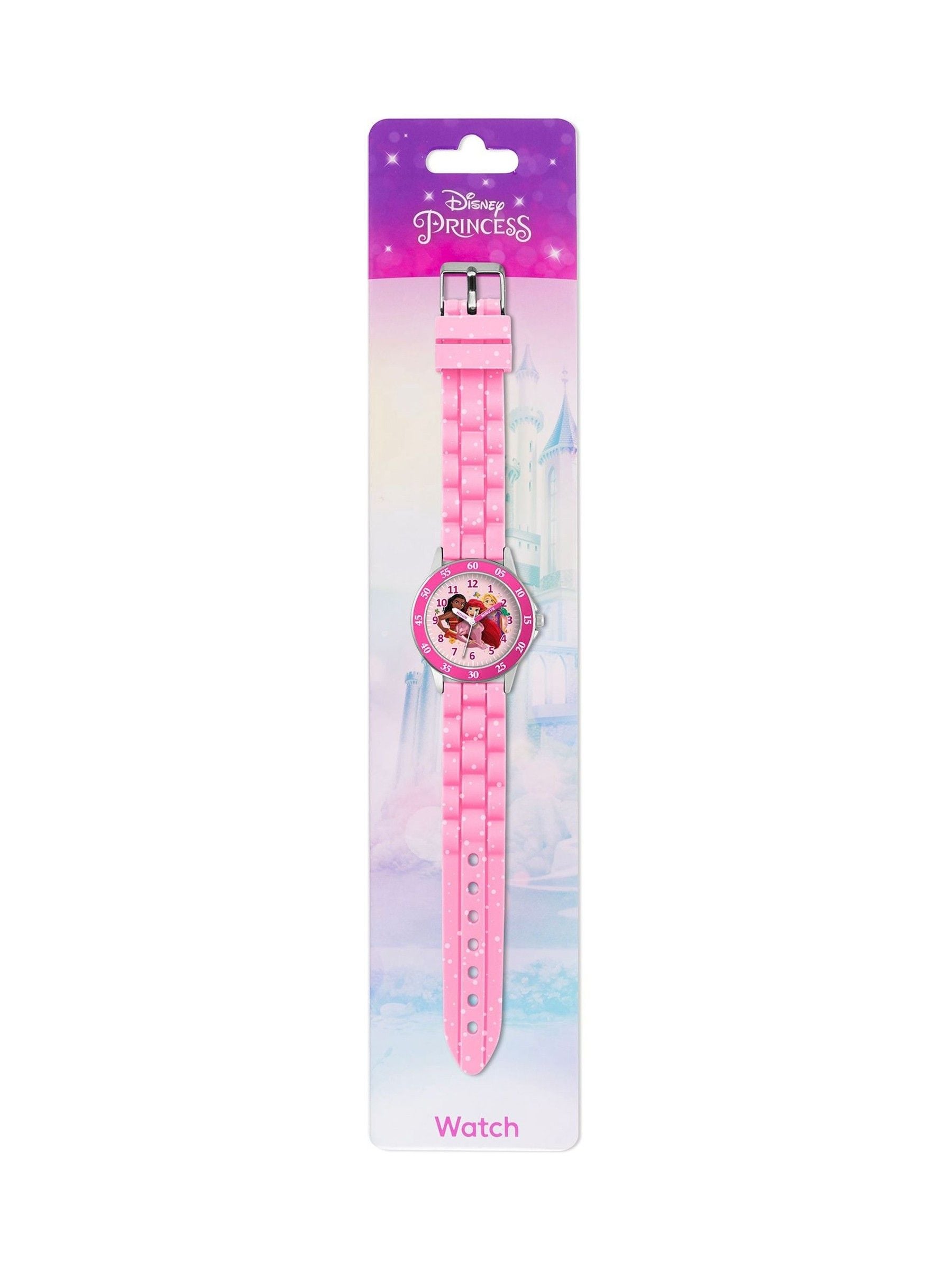 Peers Hardy pink Disney Princess time teacher watch 35mm - British product