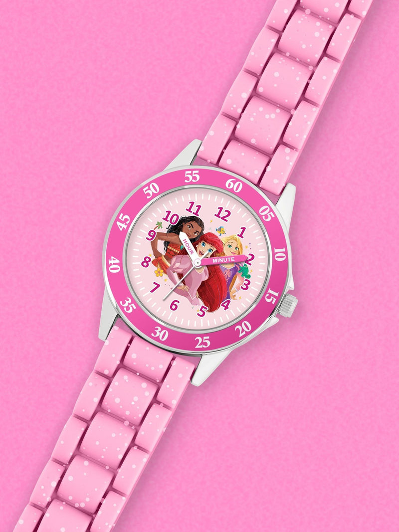 Peers Hardy pink Disney Princess time teacher watch 35mm - British product