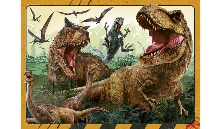 Jurassic World 4 X 100 Piece Jigsaw Puzzle