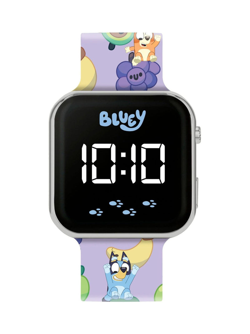 Peers Hardy Bluey children's LED watch with silicone strap, UK version