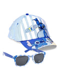 Peers Hardy Disney Stitch cap and sunglasses set, imported from the UK